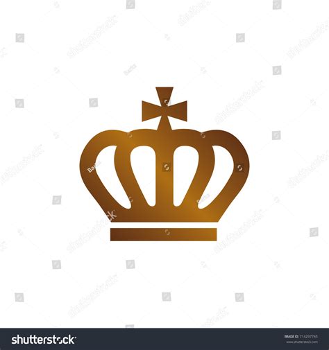 Bronze Crown Icon Stock Vector Royalty Free 714297745 Shutterstock