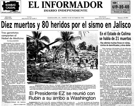 A 25 Años Del Sismo Y Tsunami De Colima Centro Nacional De Prevención