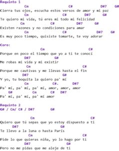 Mi Tesoro Los Del Limit Letra Y Acordes En Guitarra