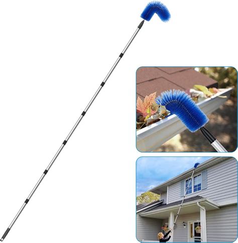 Air Jade Gutter Cleaning Brush 9 5 Ft Gutter Cleaner Tool From Ground