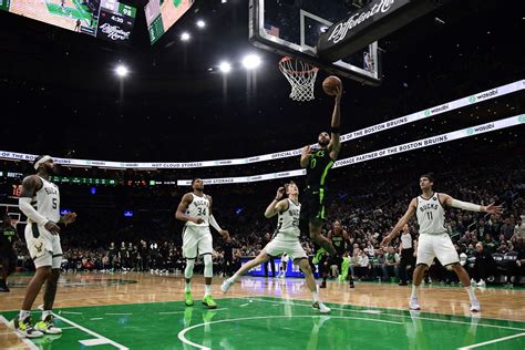 Jayson Tatum Scores Points To Lead The Celtics Past The Bucks