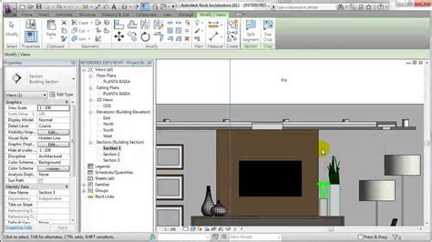 Interiores 100 Revit Tutorial 03 Forro de gesso e iluminação YouTube