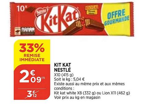 Promo Kit Kat Nestlé chez Atac iCatalogue fr