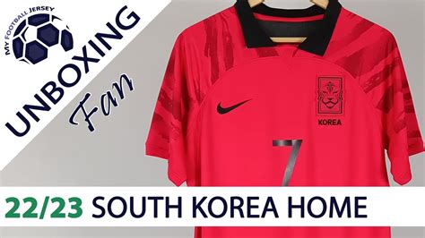 South Korea Home Jersey Qatar Son Jjsport Fan Version Unboxing