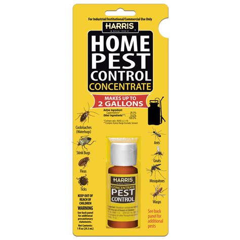 Harris Home Pest Control Concentrate 1 Oz Outdoor Garden Pesticide