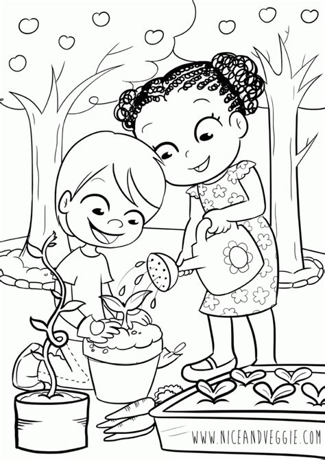 Growing Seed Coloring Pages - Learny Kids