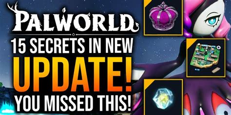 Glitch Unlimited Uncovering Secrets In Palworld Update