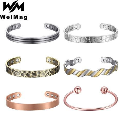 Welmag Pulseras De Cobre Puro Para Hombres Brazalete Vikingo Pulsera