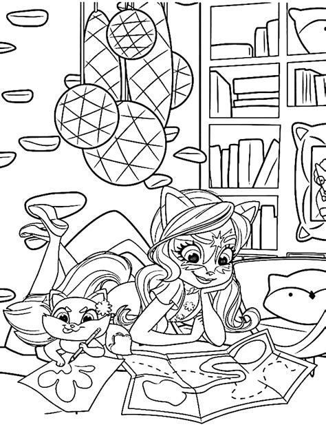 Felicity Fox And Flick Coloring Page Free Printable Coloring Pages