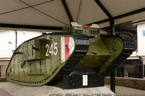 Britains Last Remaining First World War Tank On Display In A Town