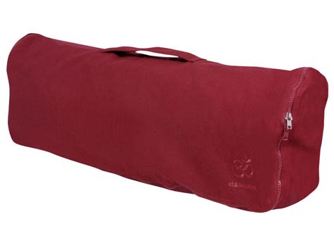 Sac à tapis de yoga Chic et Cool 100 Coton Bio 70cm x 17cm Bordeaux