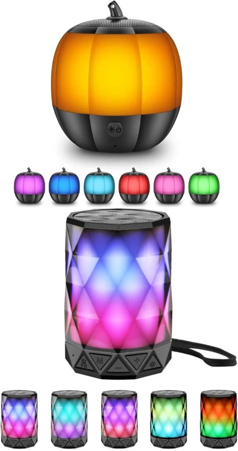 Amazon.com: LFS Bluetooth Speakers with Lights, Portable Wireless ...