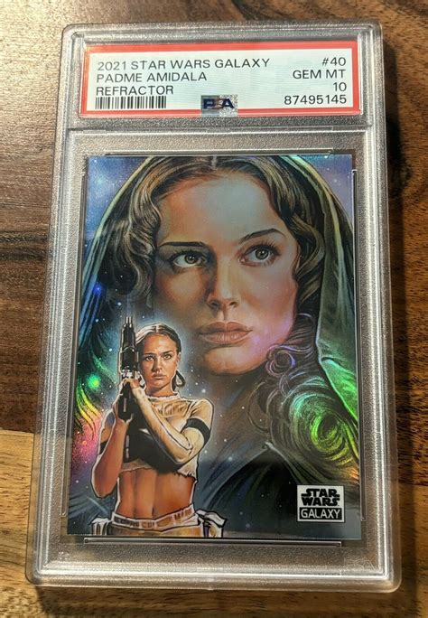 Padme Amidala Topps Chrome Star Wars Galaxy Refractor Price