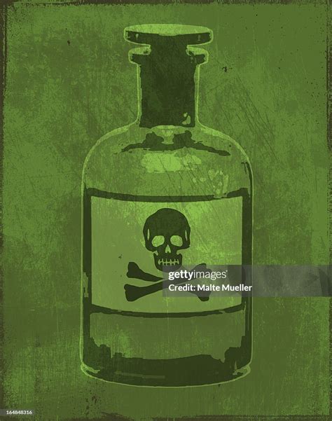 Skull And Crossbones Poison Bottle