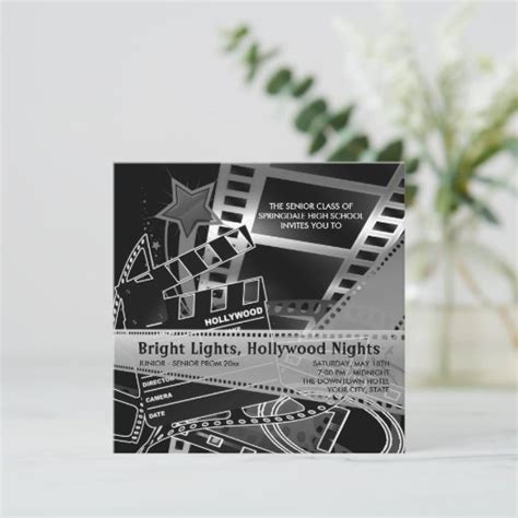 Hollywood Prom Invitations | Zazzle