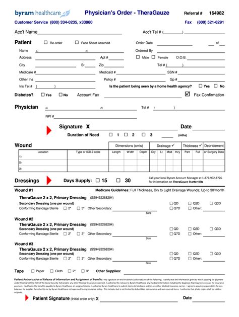 Byram Healthcare Order Form Fill Out Sign Online Dochub