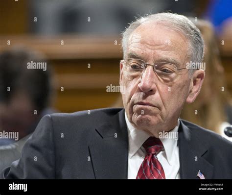 Washington District Of Columbia Usa 17th Mar 2016 United States Senator Chuck Grassley