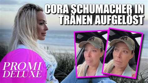 Fans In Sorge Cora Schumacher Weint Bitterlich Im Netz Und Teilt