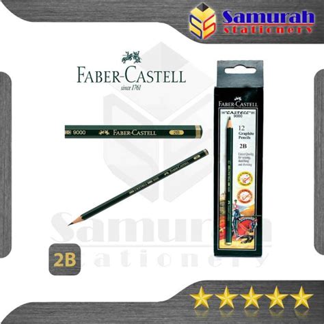 Jual Pensil Faber Castell B Hb Original Pensil Kayu Faber Castell