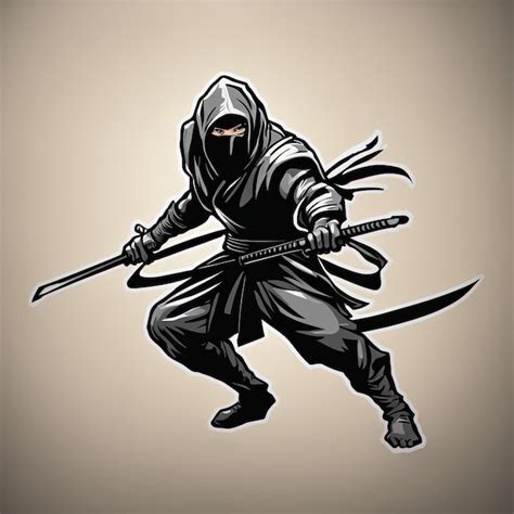 Premium Ai Image Ninja Logo