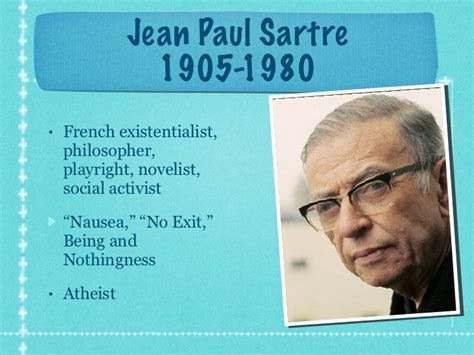 Existentialism sartre etc.-