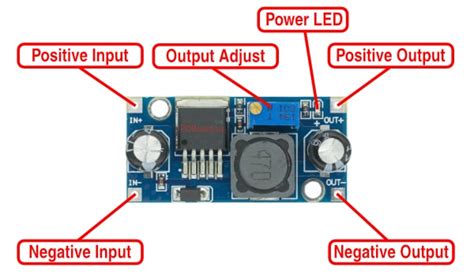 LM2596S Step Down Regulator Module 1 25V To 35V DC Output