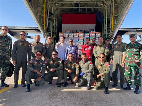 Bantuan Kemanusiaan Indonesia Untuk Gaza Tiba Di Bandara El Arish