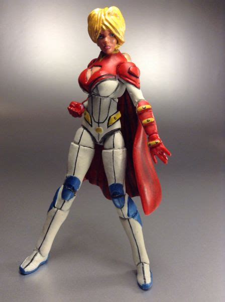 Powergirl Concept Version Dc Infinite Heroes Custom Action Figure