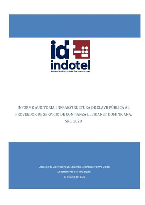 PDF INFORME AUDITORIA INFRAESTRUCTURA DE CLAVE Cesar Moline José