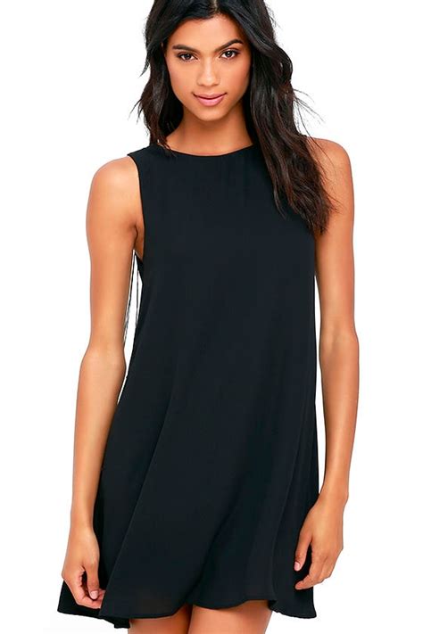 Sexy Black Dress Lbd Fringe Dress Backless Dress Shift Dress