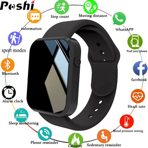 Poshi Newest Smart Watch Inch Full Touch Screen Smartwatch For