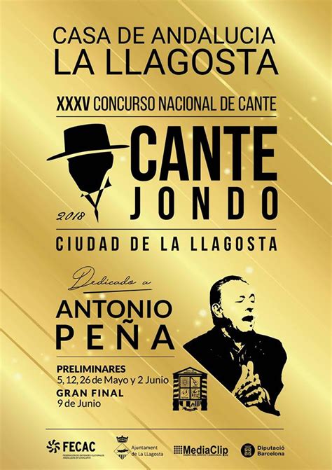 CONCURSOS FLAMENCOS XXXV CONCURSO NACIONAL DE CANTE JONDO CIUDAD DE LA