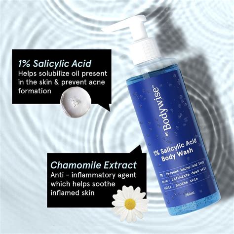 Be Bodywise Salicylic Acid Body Wash Prevents Body Acne Sls