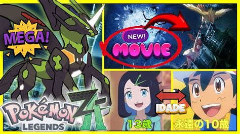 Novo Filme Pokémon Liko Mais Velha que Ash Mega Zygarde e Zeraora