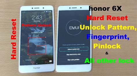 Unlock Pattern Honor 6X Hard Reset Unlock Fingerprint Honor 6X 6x