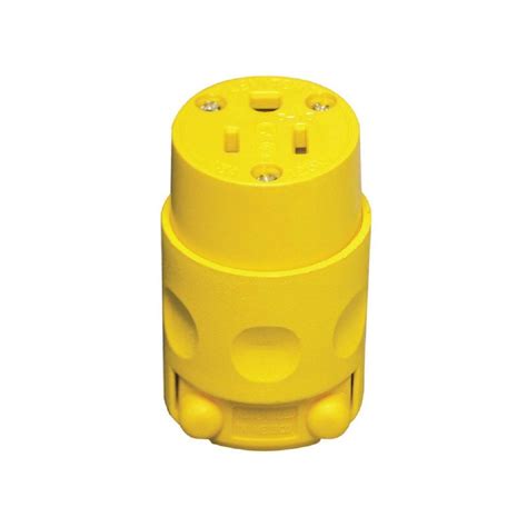 Inter Electricas Toma Leviton Aerea Pl Stica V Amarillo