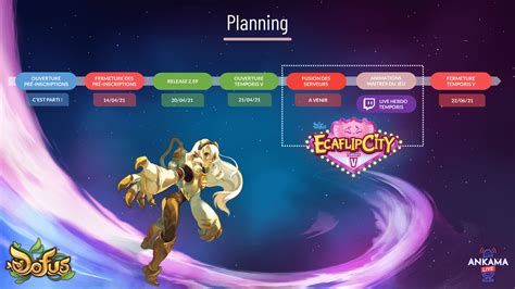 Dofus Temporis V Inscriptions Ankama Live Heure De Sortie Ecaflip City