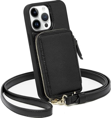 Amazon ZVE Crossbody Wallet Case For IPhone 15 Pro Max 6 7 Inch