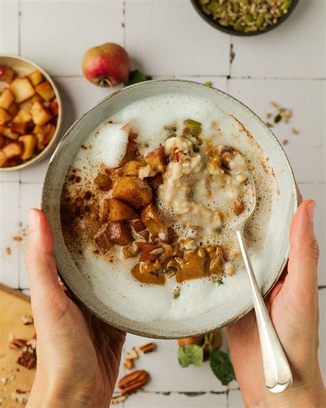 Porridge Davena Con Mele E Cannella Veggie Situation