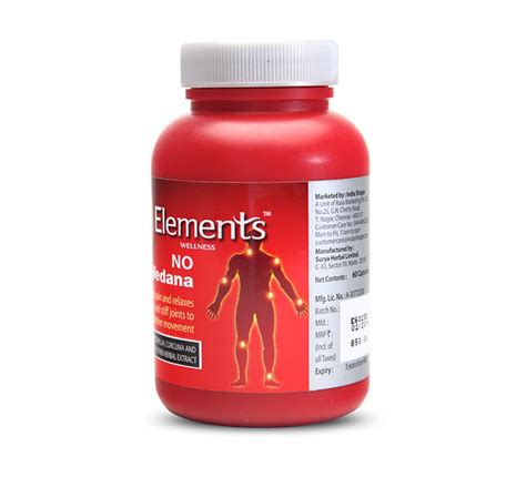 Elements Wellness No Vedana Capsules Ayush Certified Big Value Shop