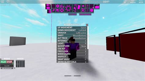 My Keybinds And Setting Stats Roblox Parkour Youtube