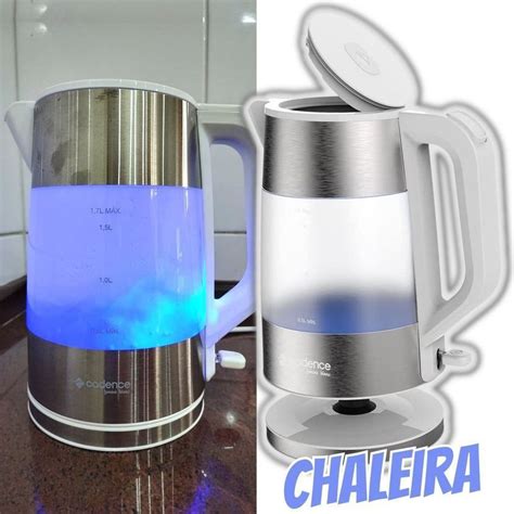 ENCERRADO Chaleira Elétrica Cadence Lumini Blanc 110V Branca 1 7L