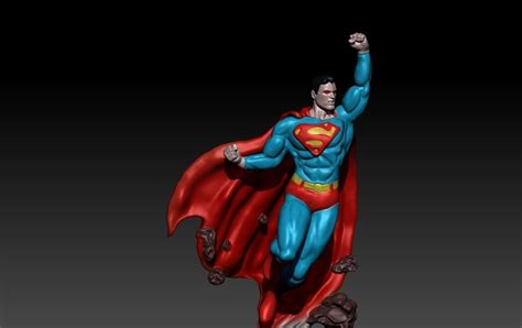 Superman Dc Comics Statue 3d Model 3d Printable Cgtrader