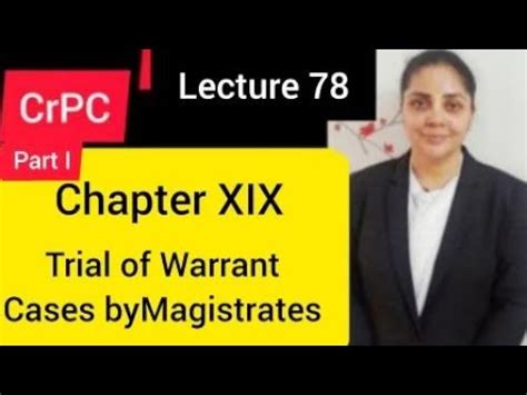 Section 238 243 CHAPTER XIX TRIAL OF WARRANT CASES BY MAGISTRATES