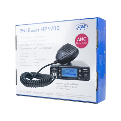 Statie Radio Cb Pni Escort Hp Usb Anc Asq Alimentare V V