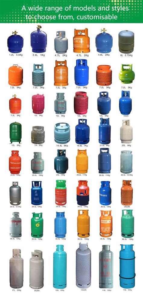 Refillable Commercial 45kg Lpg Gas Cylinders Bottles Tanks Price