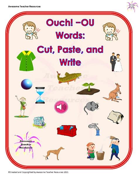 A Poster With Words And Pictures For Children To Learn How To Use The