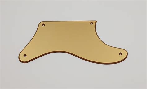 Metallic Gold Acrylic Pickguard For Us Mex Fender Cabronita Reverb