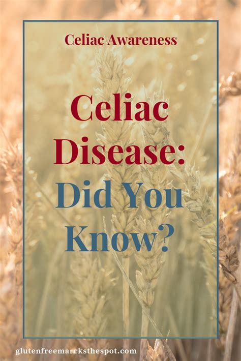 Celiac Disease Facts Did You Know Artofit