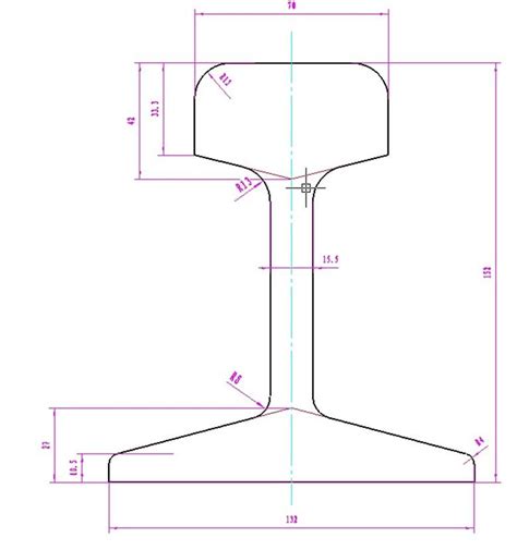 铁轨截面尺寸 文档下载